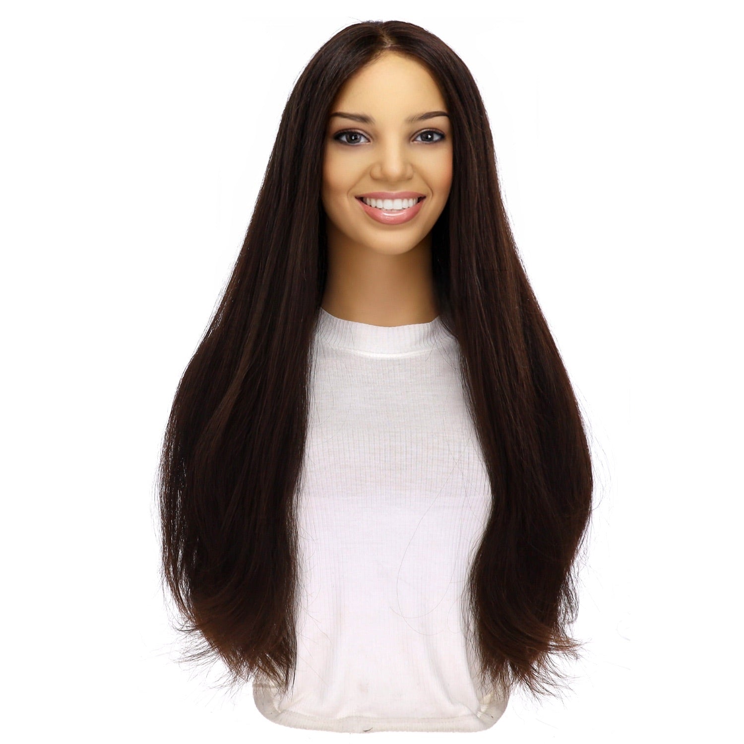 26" Divine Luxe Lace Top Topper #2 Neutral Dark Brown