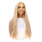 26" Divine Lace Top Wig Platinum Blonde w/ No Rooting
