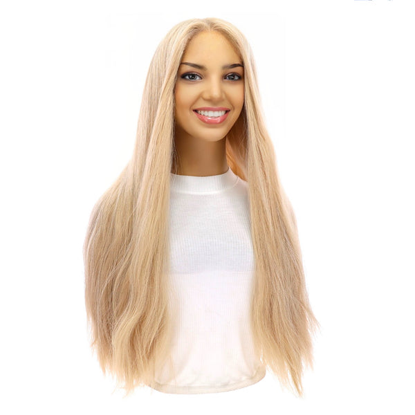26" Divine Lace Top Wig Beige Blonde w/ No Rooting