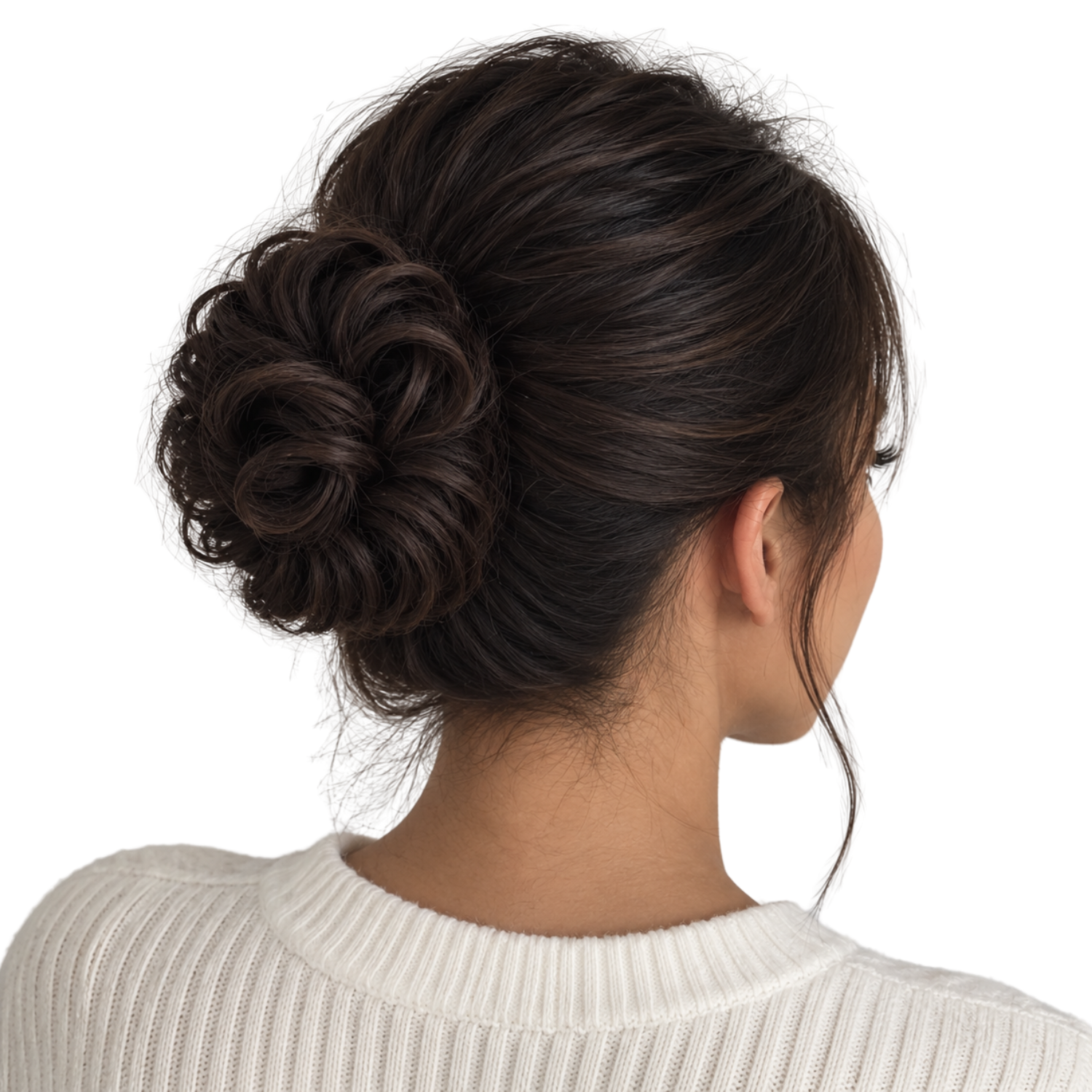 Messy Bun  #1B Black