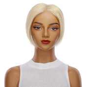 8" Sapphire Mono Top Topper Platinum Blonde 2.0 w/ No Rooting