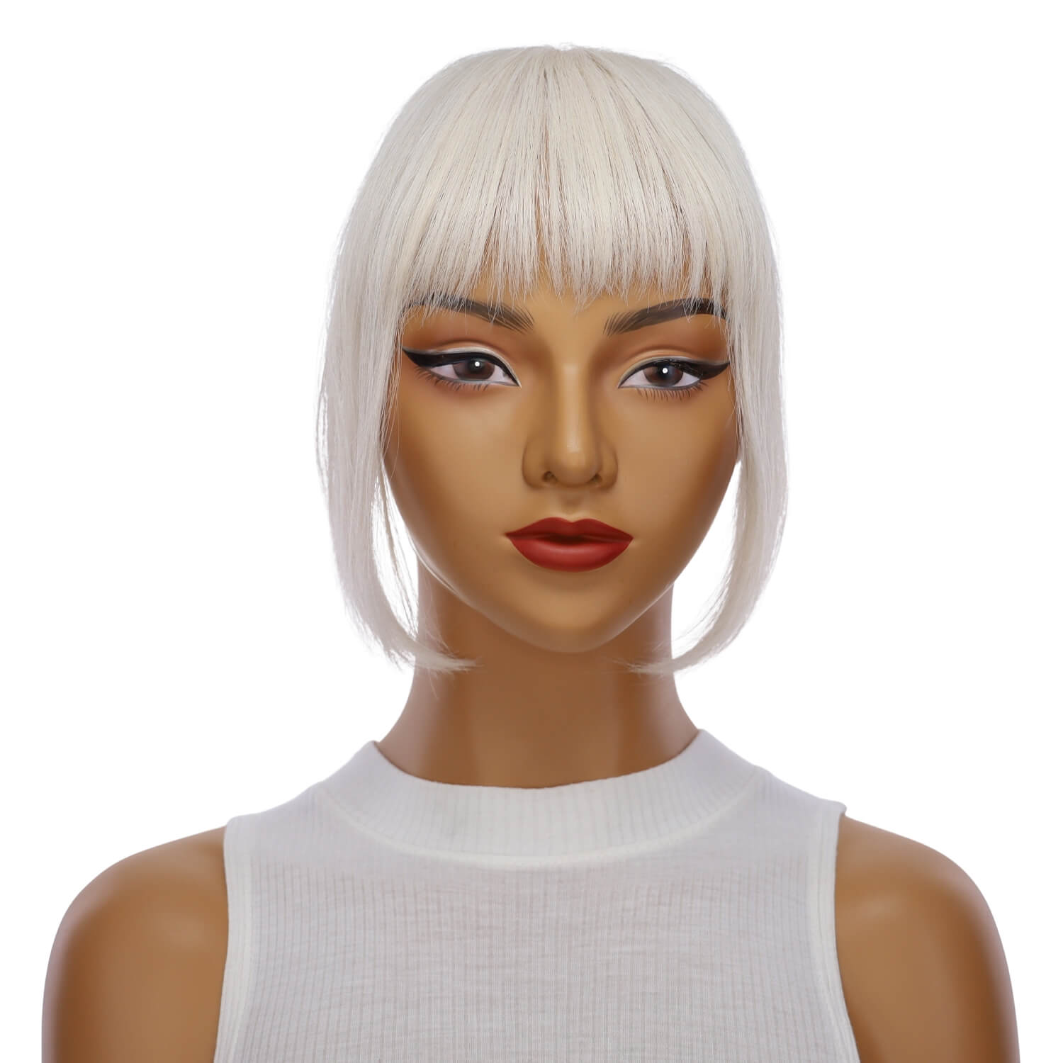 U-Clip on Bang Ice Blonde