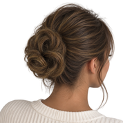 Messy Bun #8 Warm Medium Brown