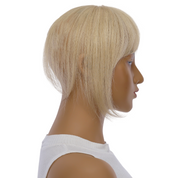 9" Fringe Topper Golden Blonde w/ No Rooting