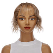 9" Fringe Topper Light Brown Babylight Wavy