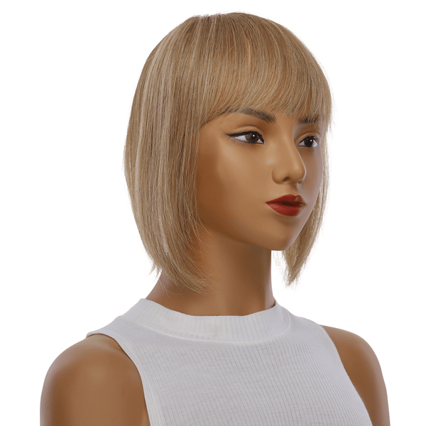 9" Fringe Topper Medium Blonde w/ No Rooting
