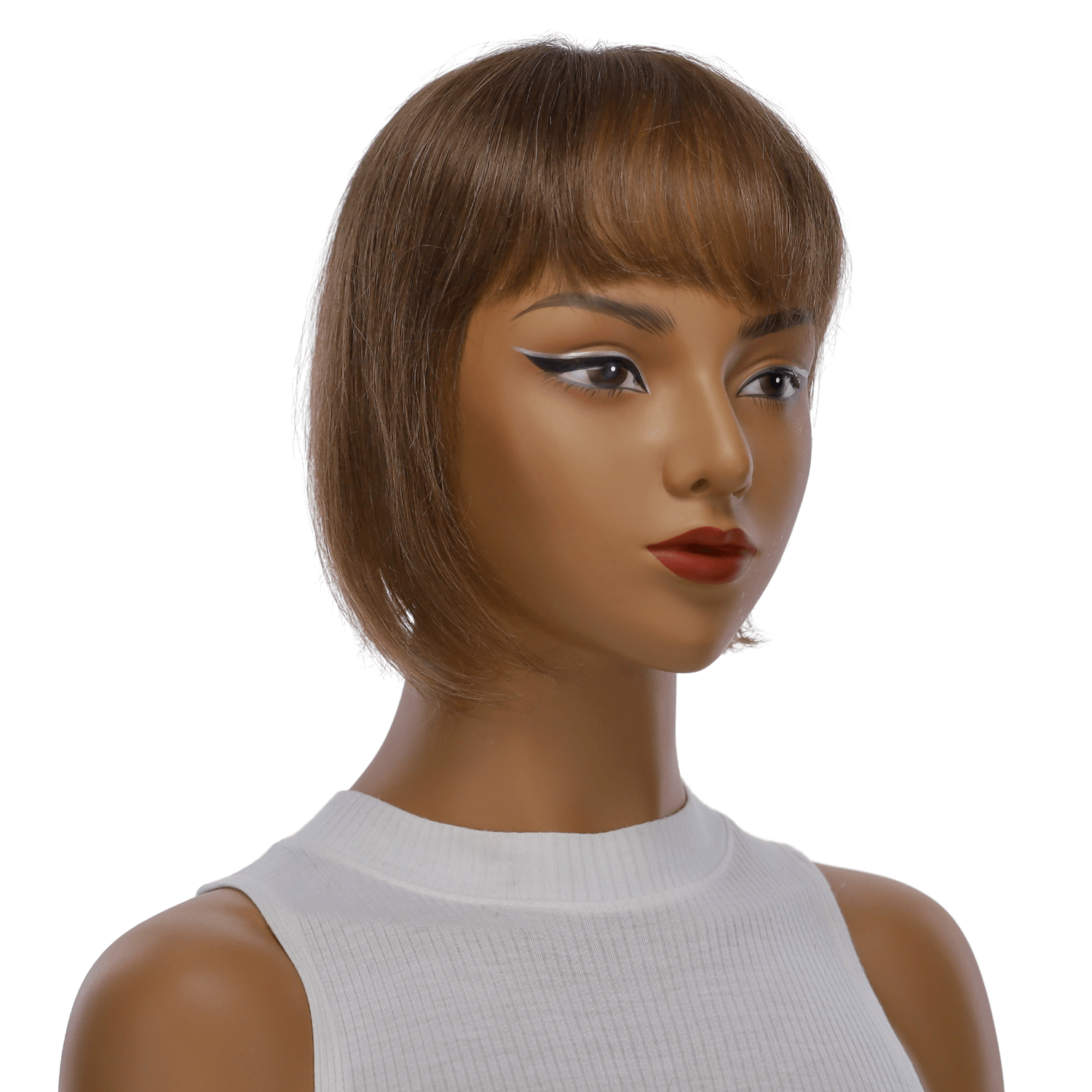 9" Fringe Topper #10 Neutral Light Brown