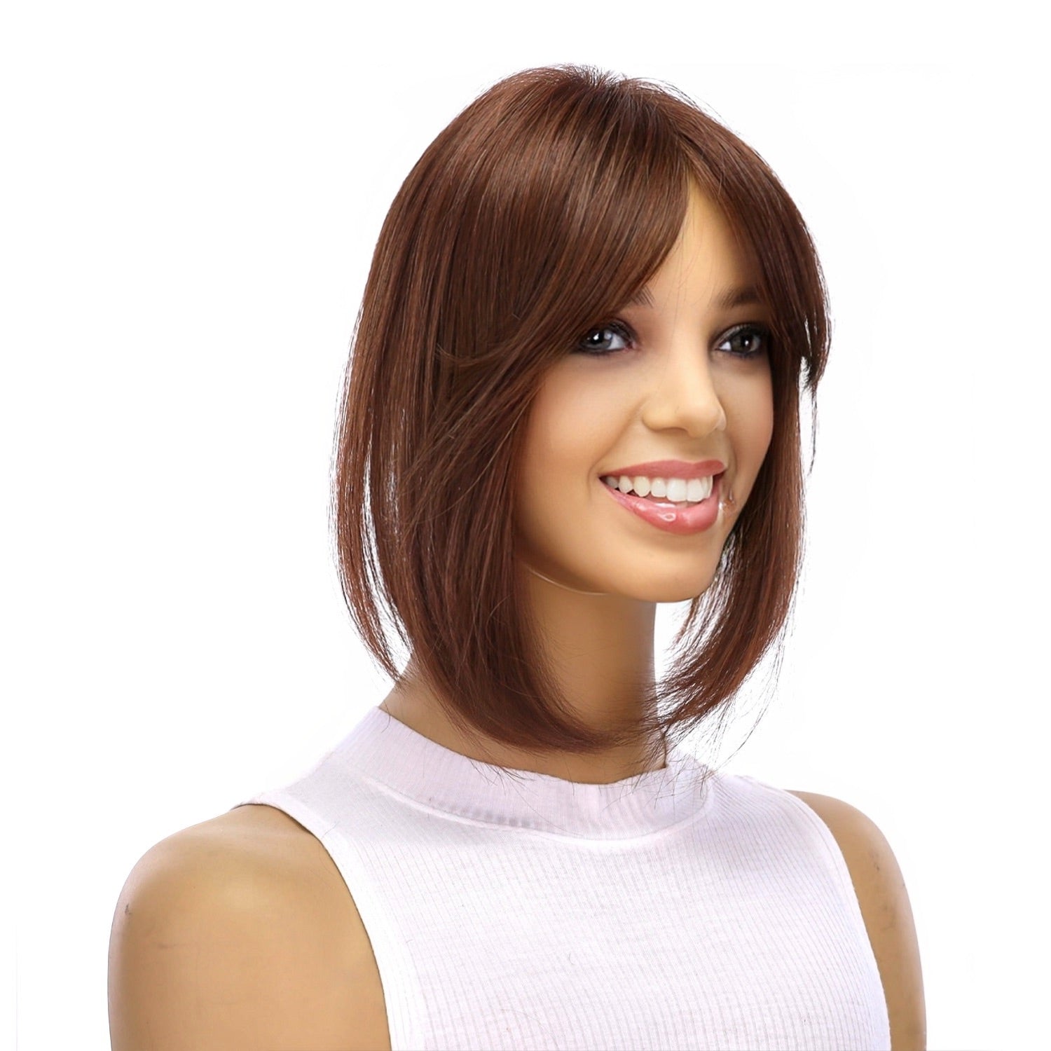 9" Fringe Topper Auburn