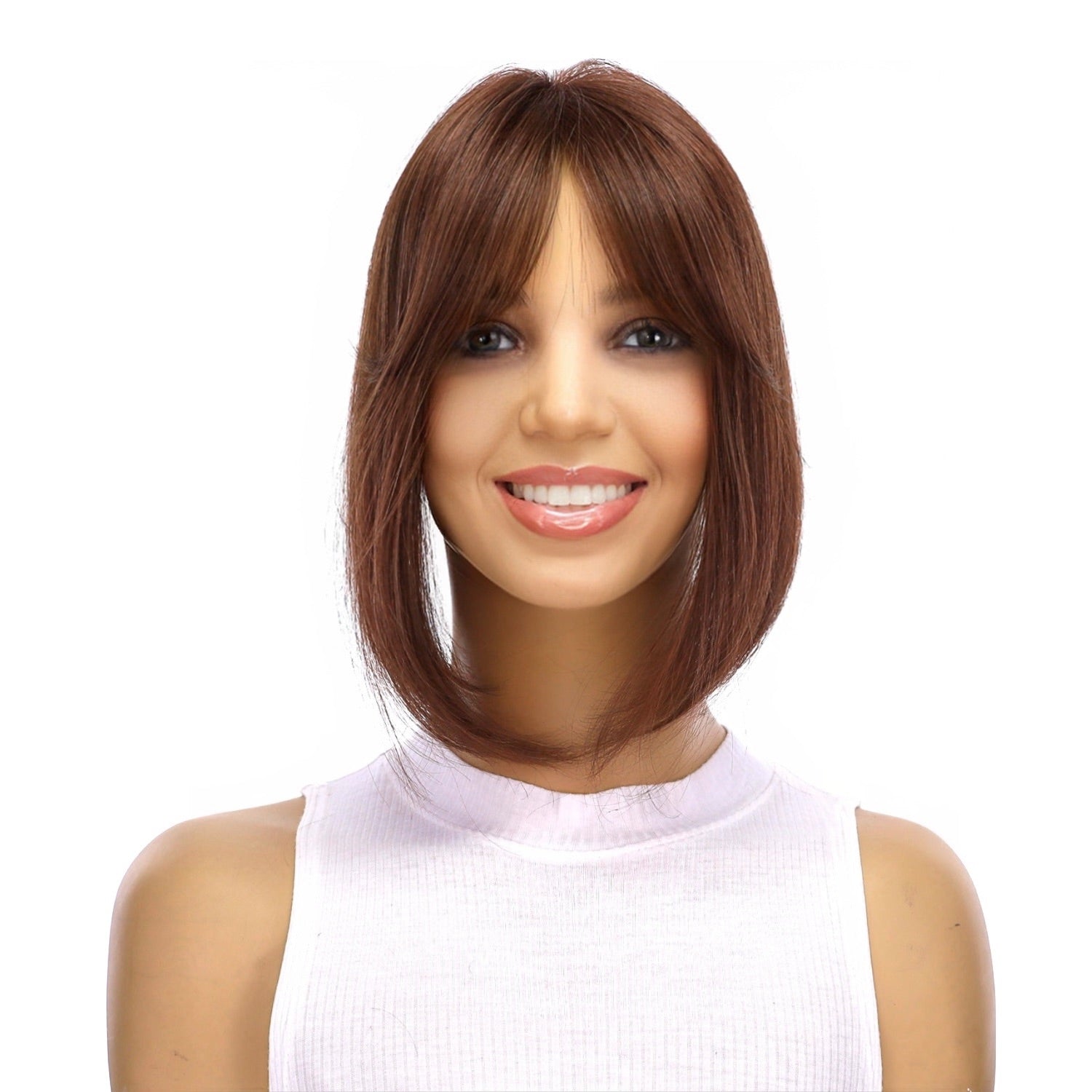 9" Fringe Topper Auburn