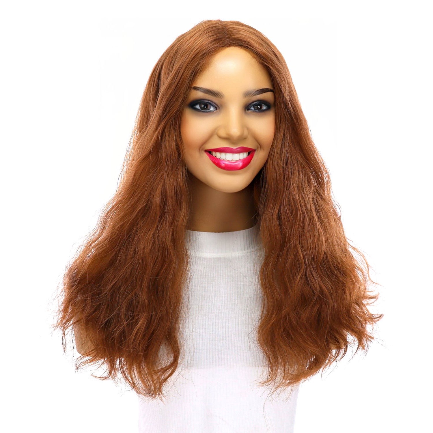 20" Divine Lace Top Topper Copper Wavy