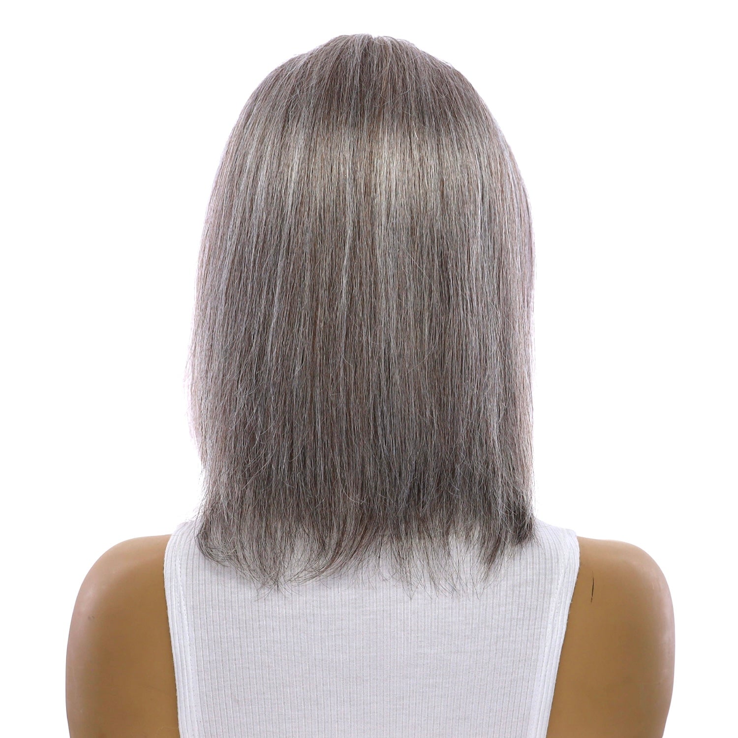 12" Divine Lace Top Wig Silver Fox