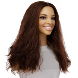 20" 3/4 Bandfall Wig Auburn Wavy