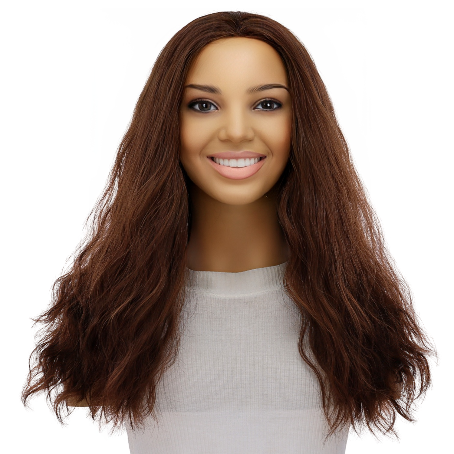 4 Bandfall Wig Auburn Wavy