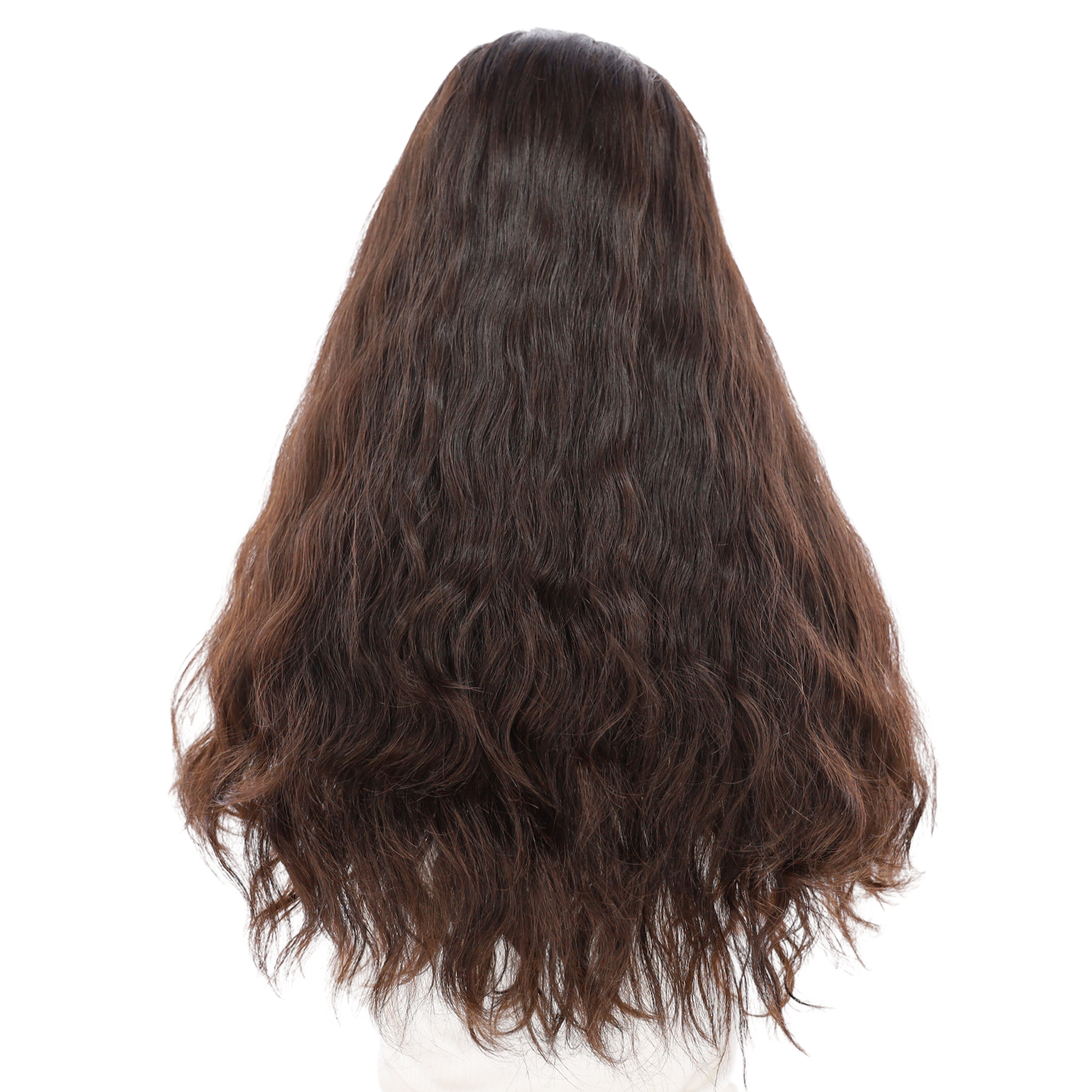 24" 3/4 Bandfall Wig Natural Black Wavy