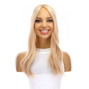 20" Diamond Mono Top Topper Platinum Blonde w/ No Rooting