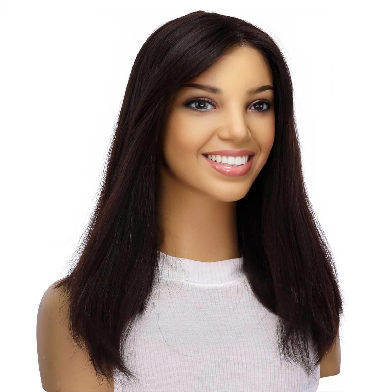 16" Divine Luxe Lace Top Wig #2 Neutral Dark Brown