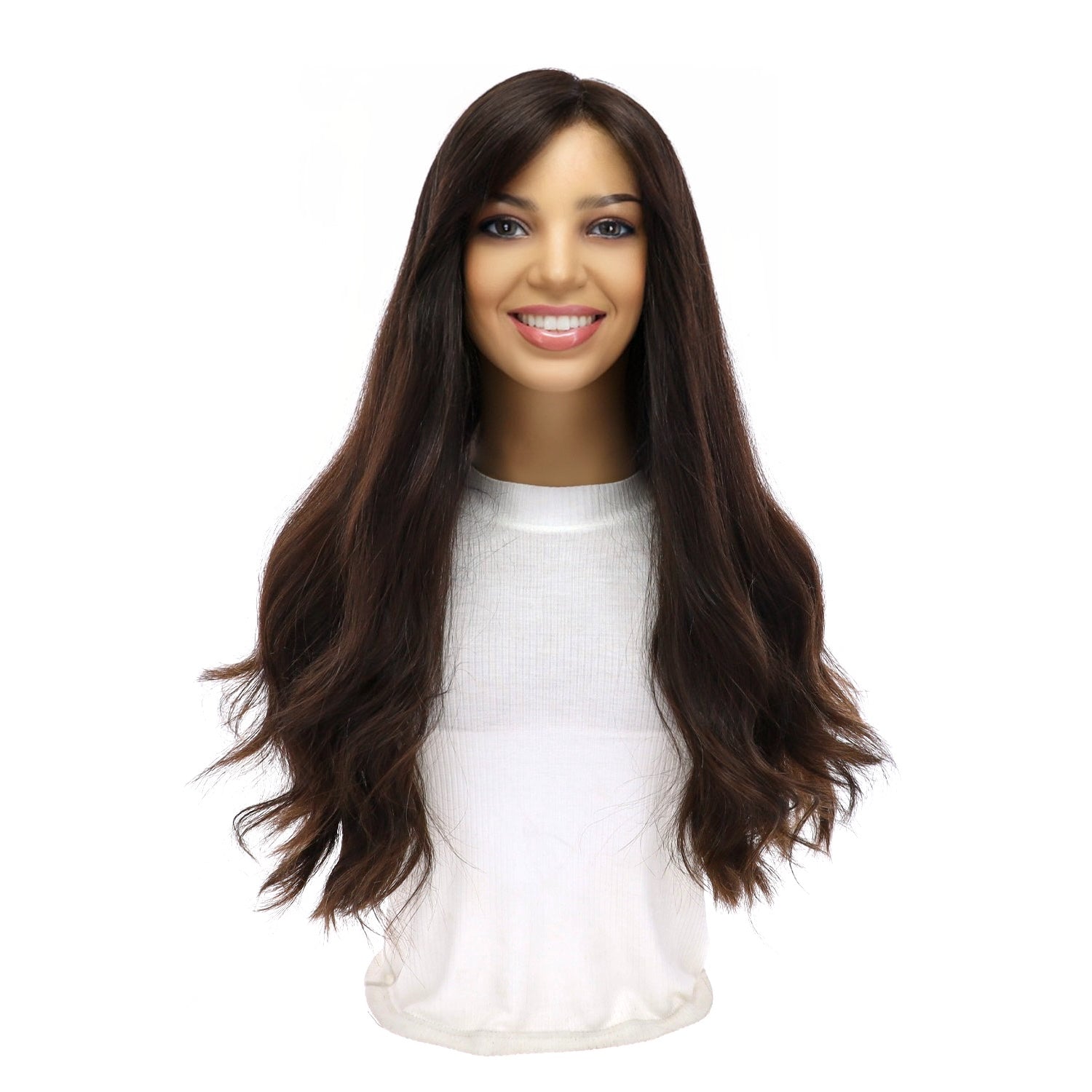 24" Divine Luxe Lace Top Wig #4 Dark Brown