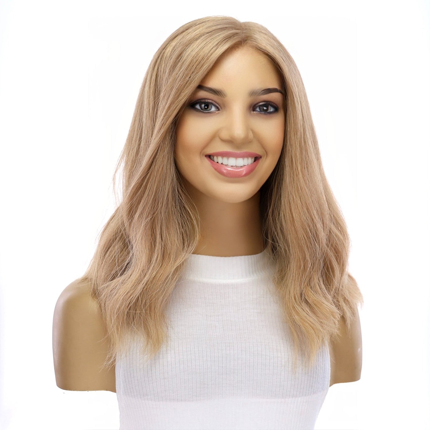 16" Divine Luxe Lace Top Wig #16 Warm Dark Blonde