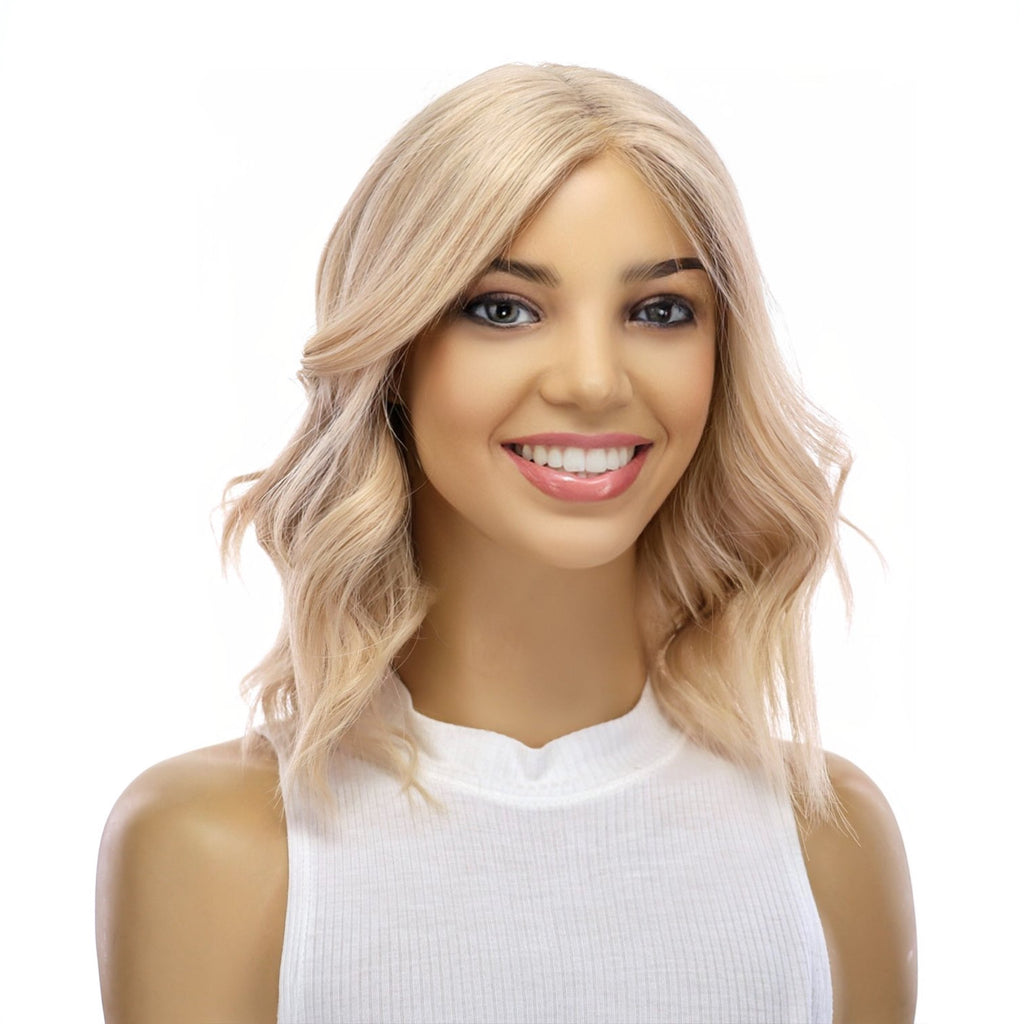 12" Divine Lace Top Wig Platinum Blonde w/ No Rooting