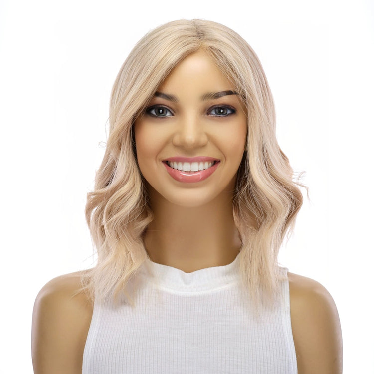 12" Divine Lace Top Wig Platinum Blonde w/ No Rooting