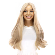 24" Divine Lace Top Wig Platinum Blonde w/ No Rooting