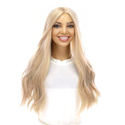 24" Divine Lace Top Topper Platinum Blonde w/ No Rooting
