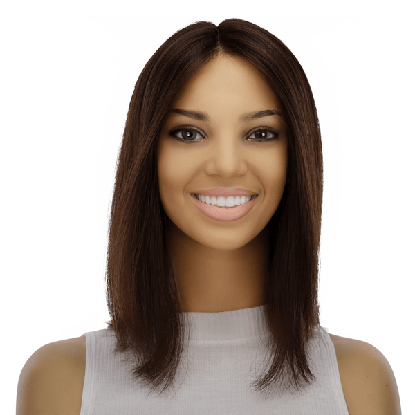 12" Divine Lace Top Topper Dark Brown