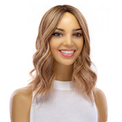 14" Emerald Silk Top Topper Medium Blonde w/ Highlights