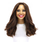 20" Luxe Silk Top Wig #8 Warm Medium Brown