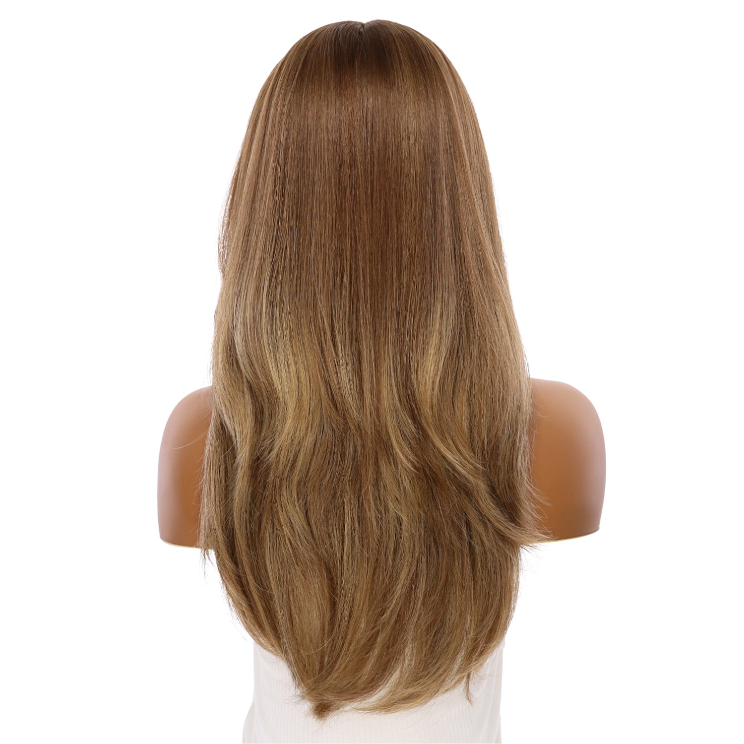 Grace Silk Top Wig Light Brown Babylight w/ Butterfly Cut