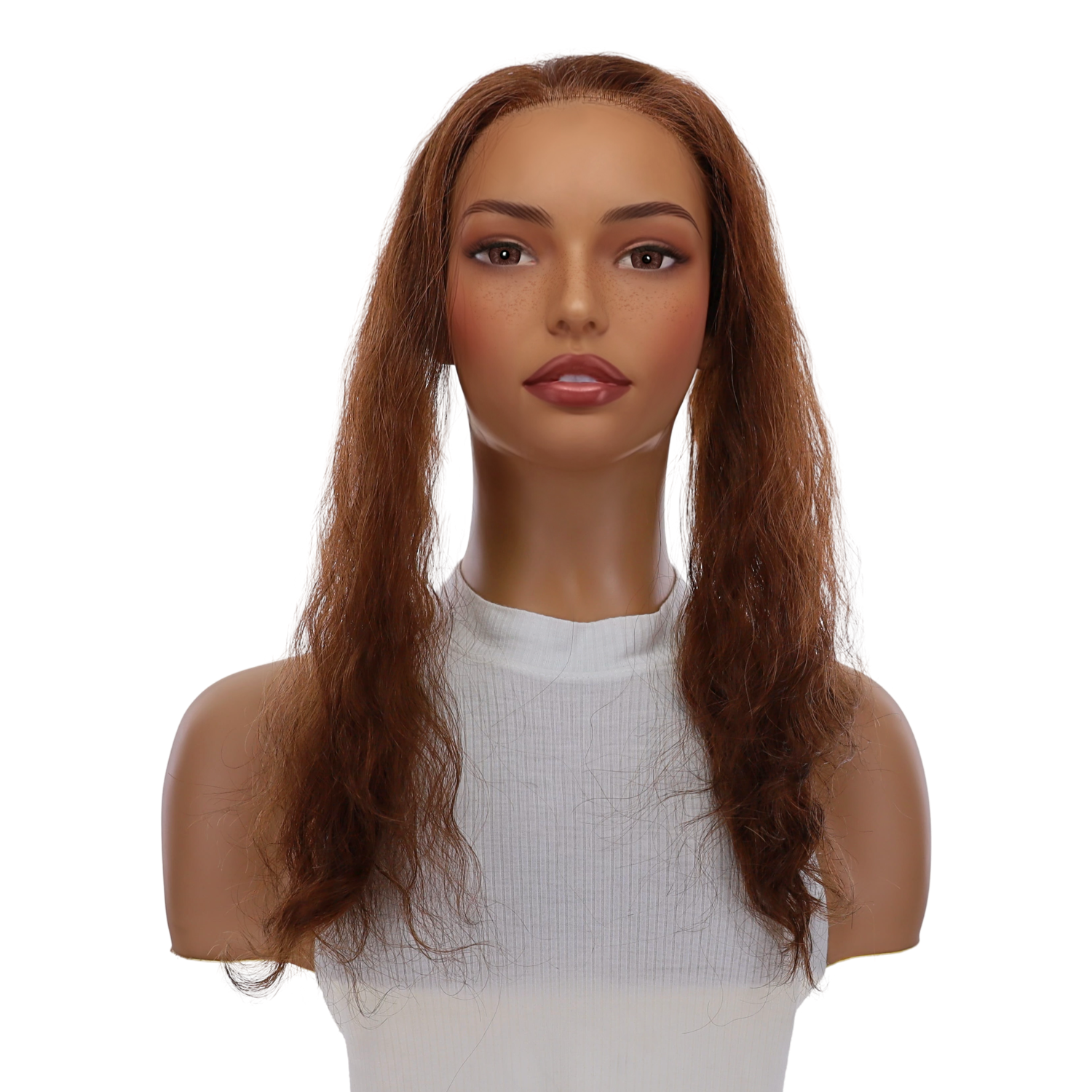 16" Hairline Topper #Auburn Wavy