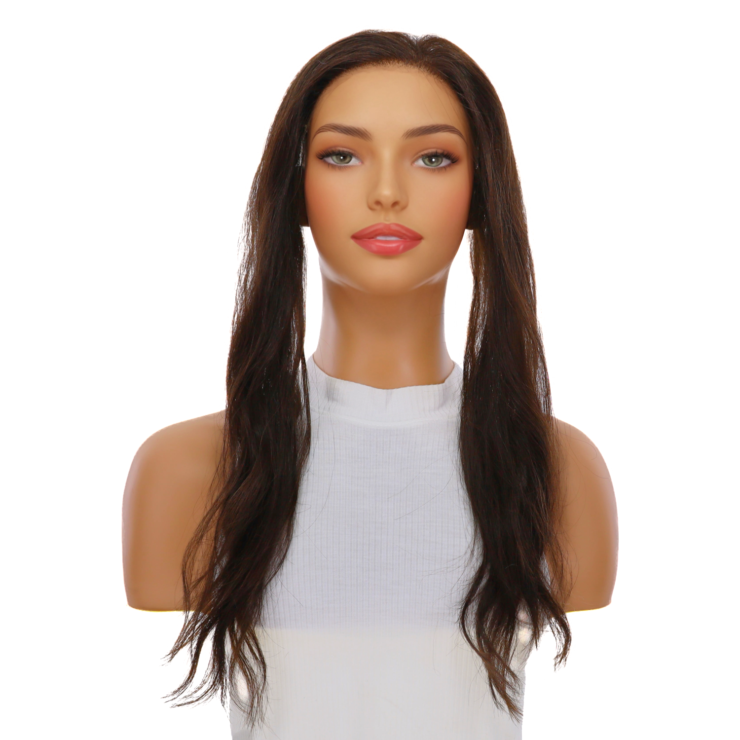 16" Hairline Topper #Dark Brown Wavy