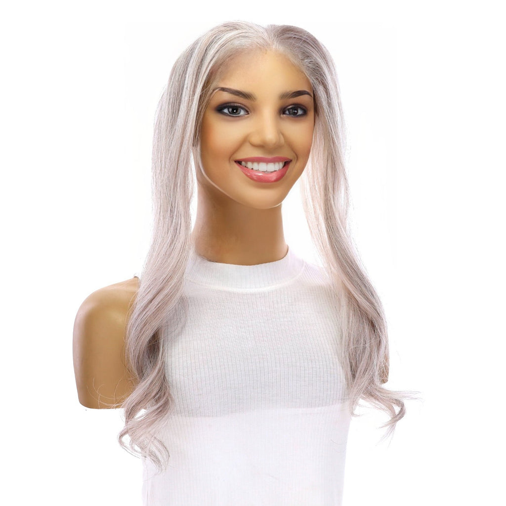 16" Hairline Topper #Snow Grey