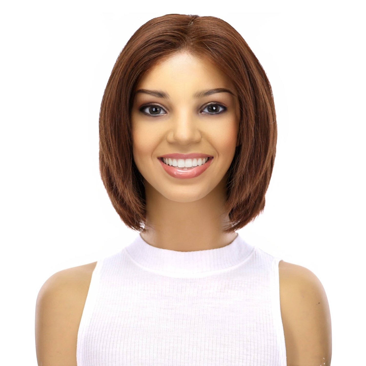 12" Halle Silk Top Wig Auburn