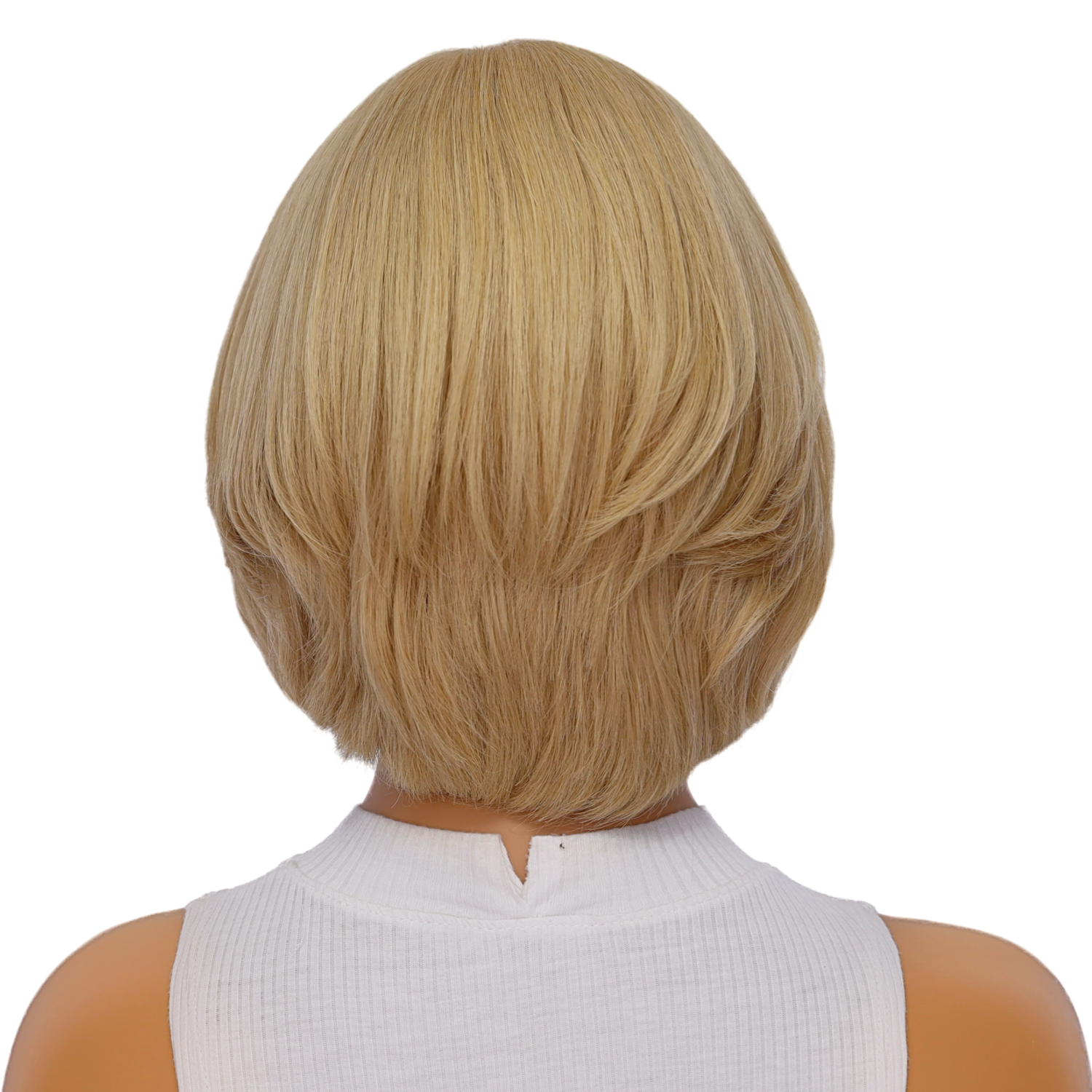 12" Halle Silk Top Wig Golden Blonde w/ No Rooting