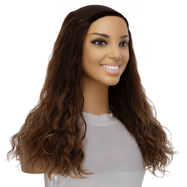 20" HatFall Wig Medium Brown Babylight Wavy
