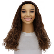 20" HatFall Wig Medium Brown Babylight Wavy