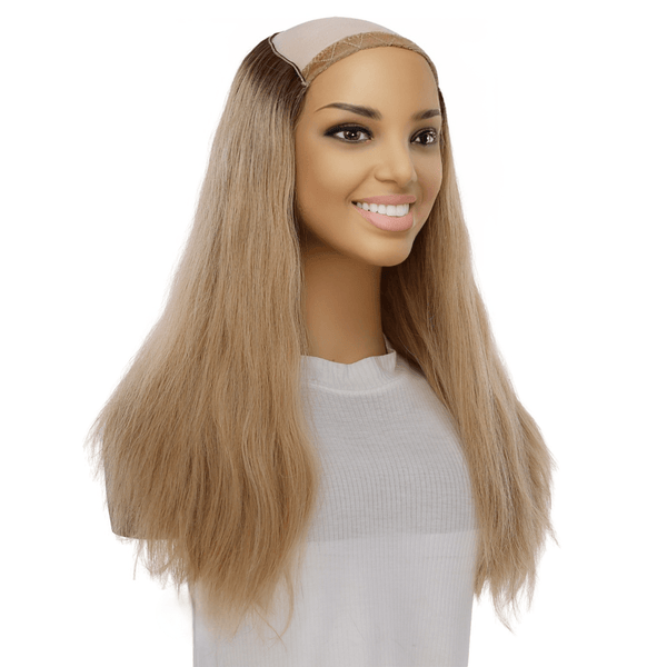 20" HatFall Wig Golden Blonde Wavy