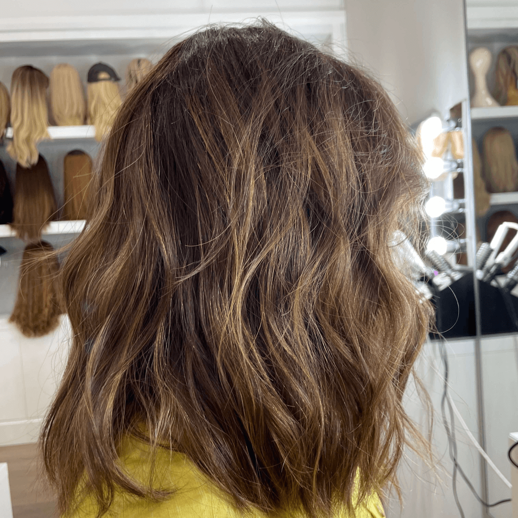 16" Divine Luxe Deep Lace Top Wig #6 w/ Balayage