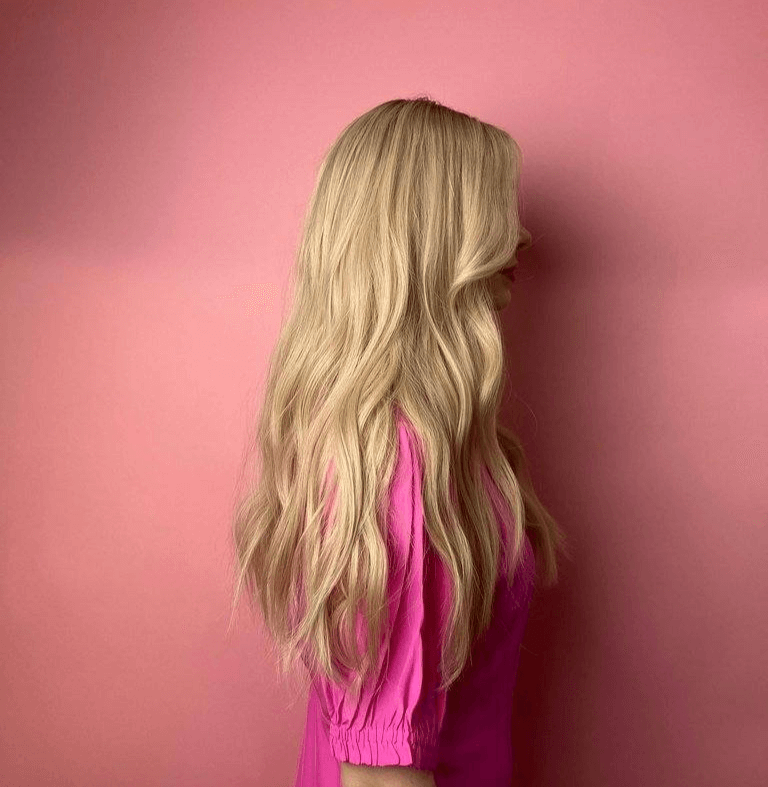 24 Divine Lace Top Wig Golden Blonde w/ Partial Rooting