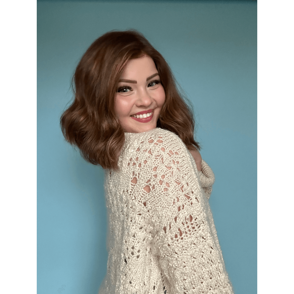 13" Luxe Bob Silk Top Wig #6 Neutral Medium Brown w balayage Color Service