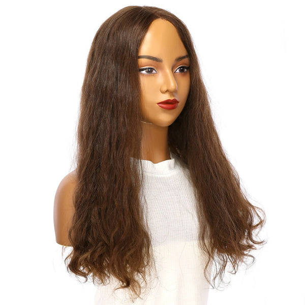 24" Divine Luxe Lace Top Wig #6 Neutral Medium Brown Wavy