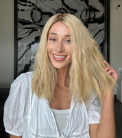 Grace Silk Top Wig Golden Blonde Wavy