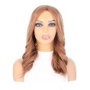19" Nicole Silk Top Wig Strawberry Blonde