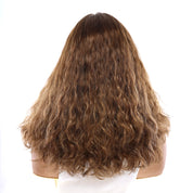 19" Nicole Silk Top Wig Medium Brown Babylight Wavy