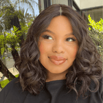 16" Princess Silk Top Wig Soft Black Wavy