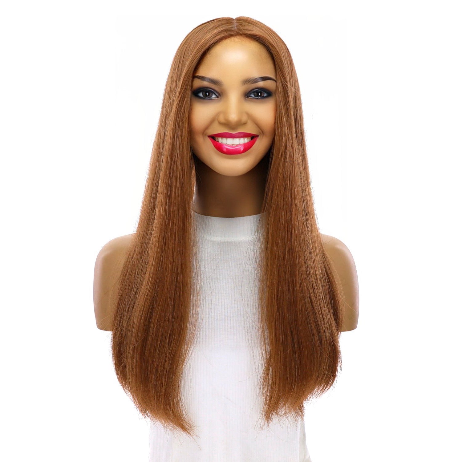 22" Princess Silk Top Wig Strawberry Blonde