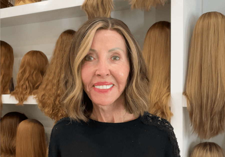 12" Divine Luxe Lace Top Wig #4 Dark Brown w/ Balayage Color Service