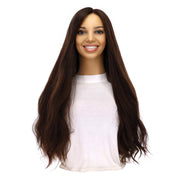 26" Secret Lace Top Wig #5 Warm Dark Brown