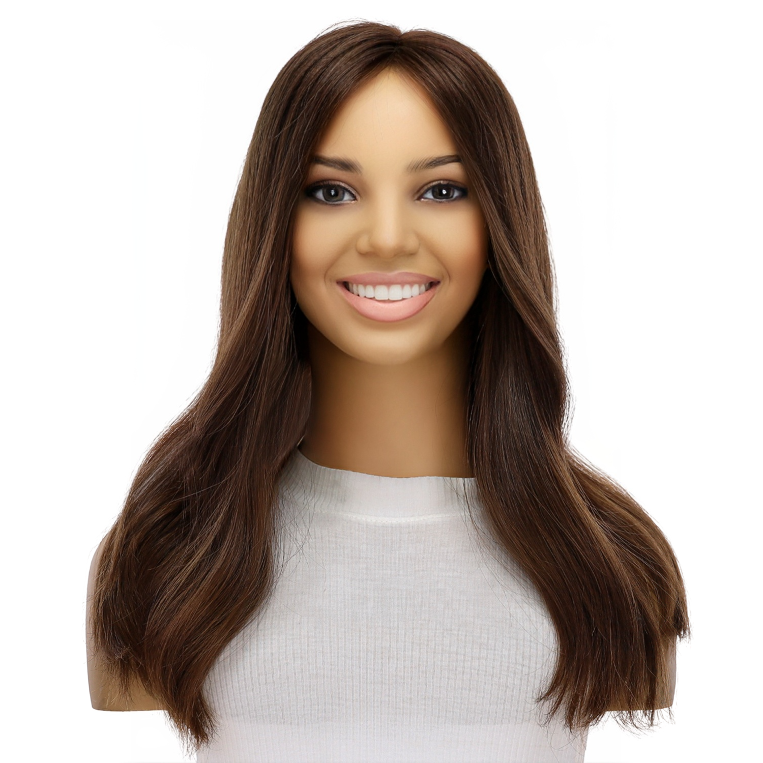 18" Topaz Lace Top Topper #6 Neutral Medium Brown